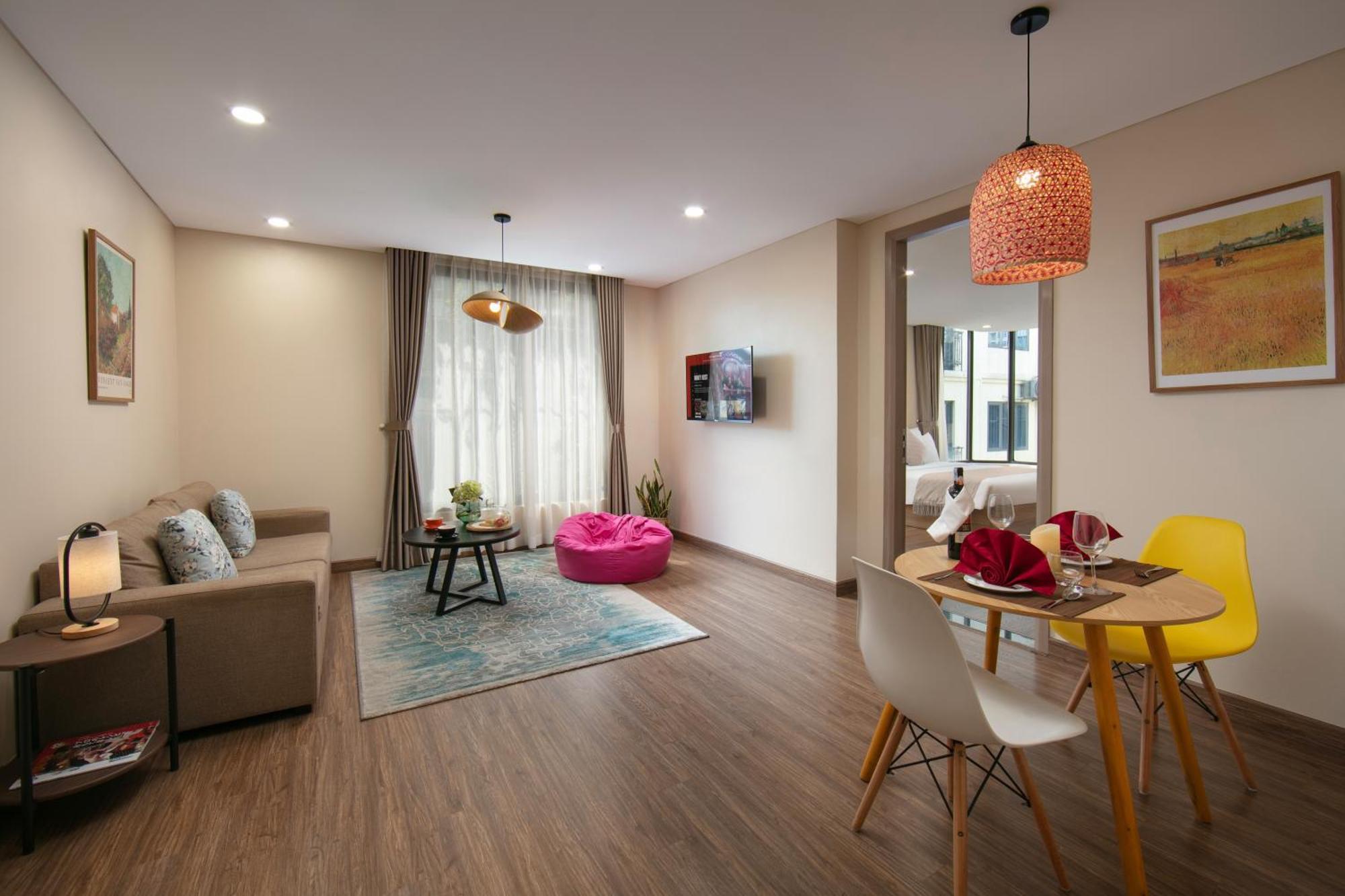 Hb Serviced Apartment - Lac Long Quan Hanoi Exteriör bild