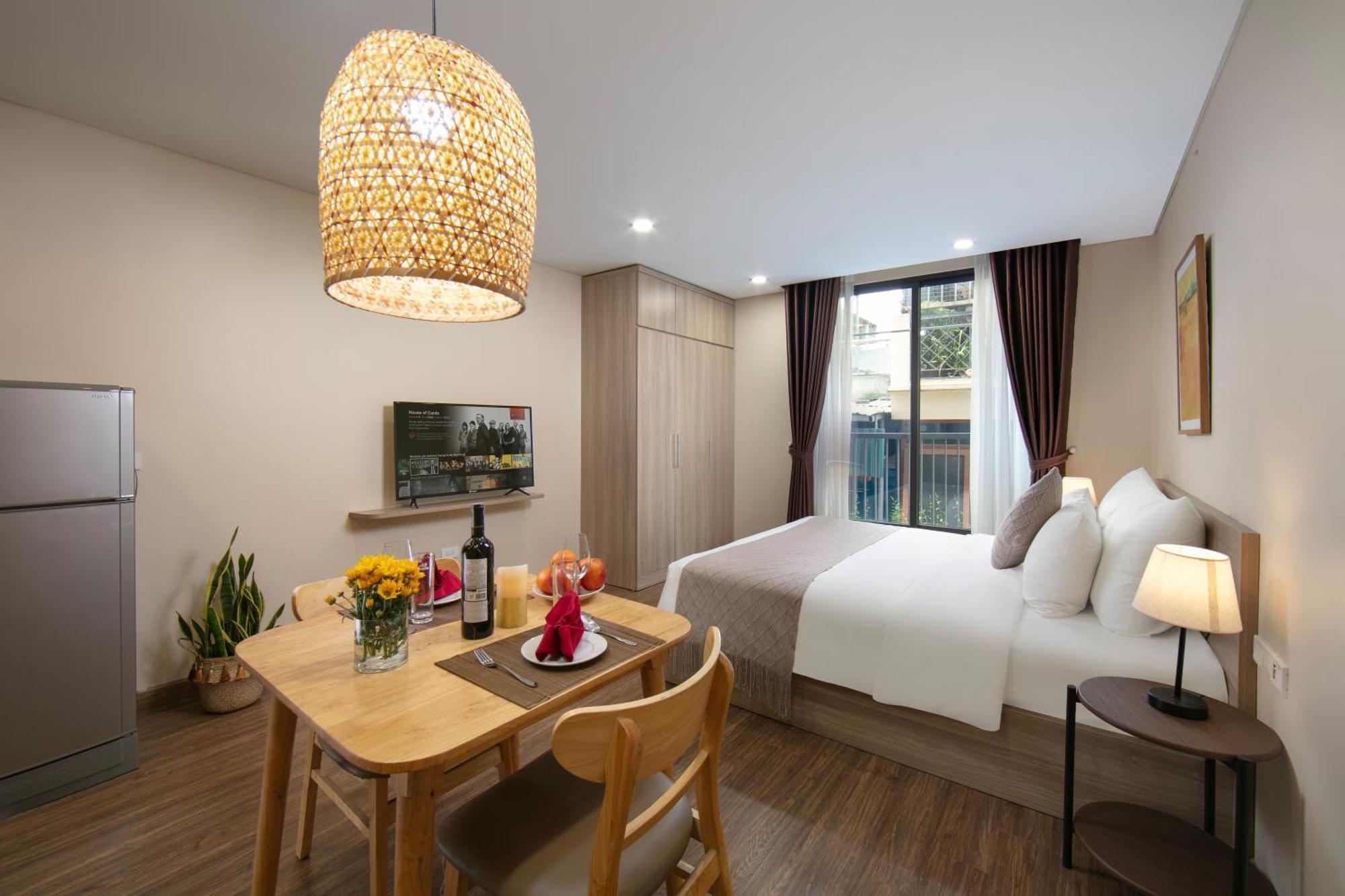 Hb Serviced Apartment - Lac Long Quan Hanoi Exteriör bild