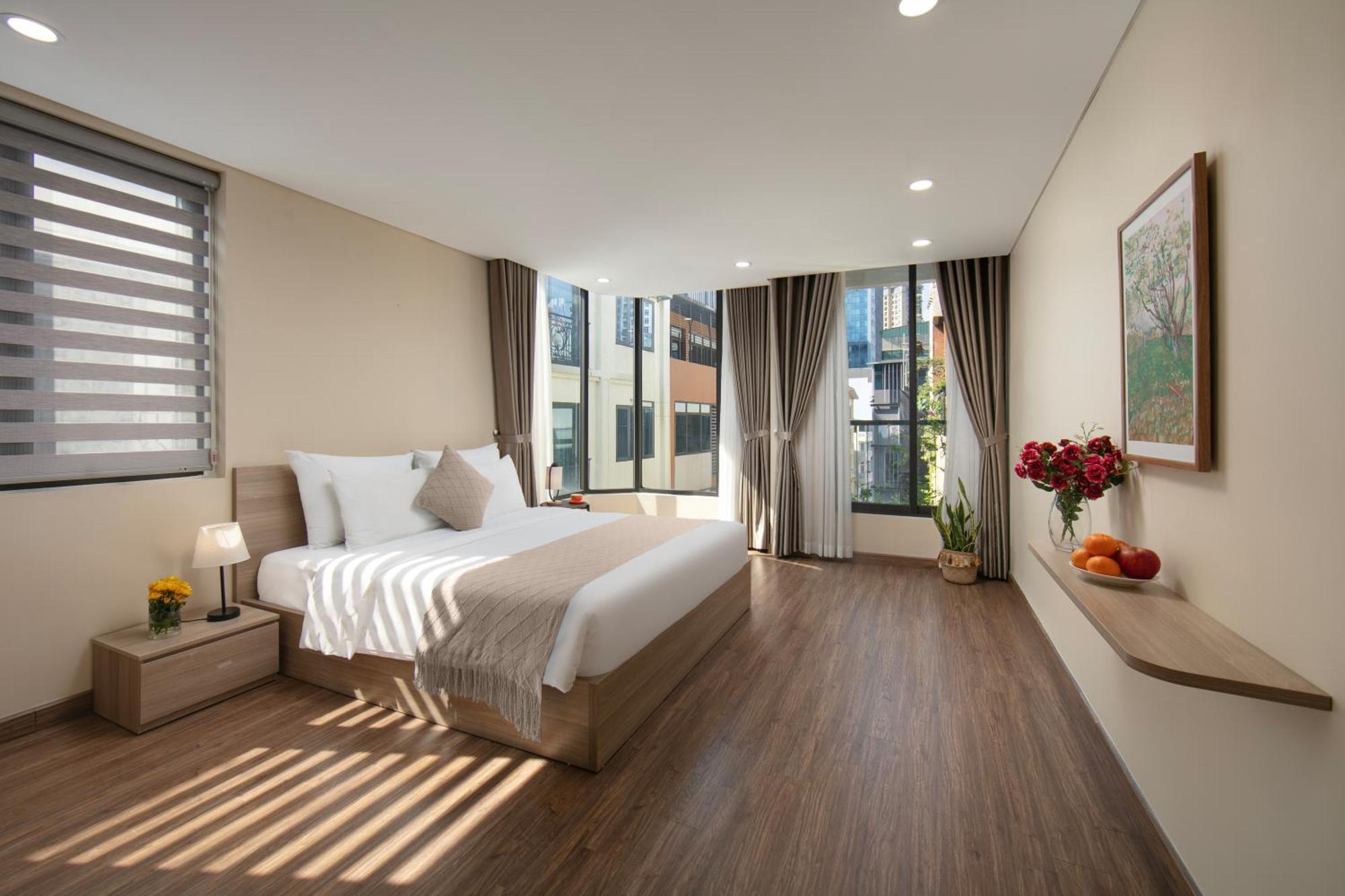 Hb Serviced Apartment - Lac Long Quan Hanoi Exteriör bild