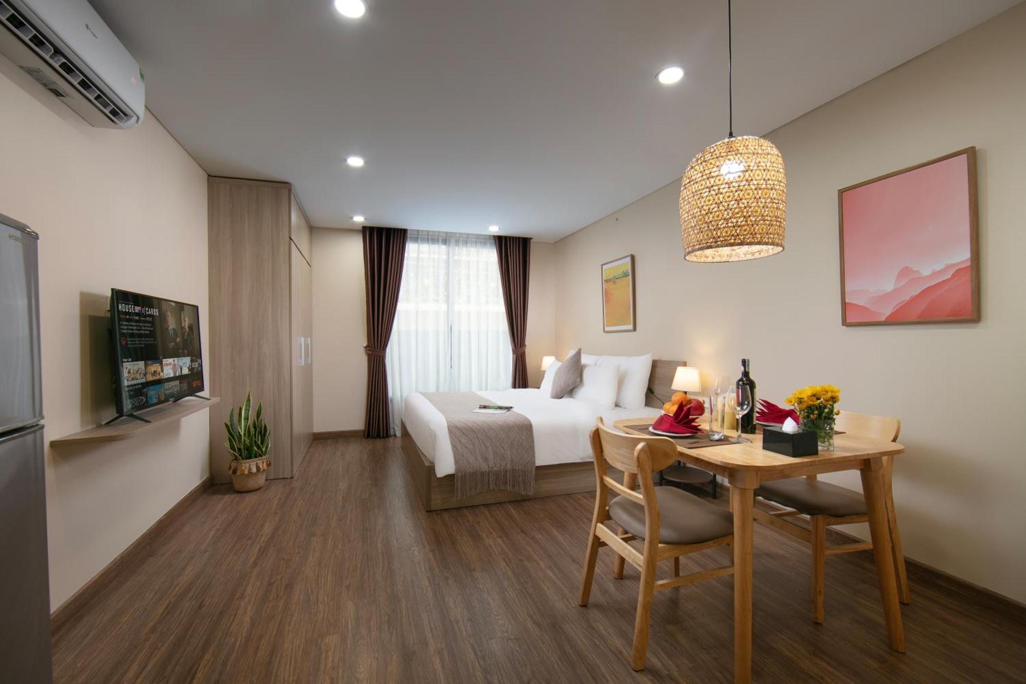 Hb Serviced Apartment - Lac Long Quan Hanoi Exteriör bild